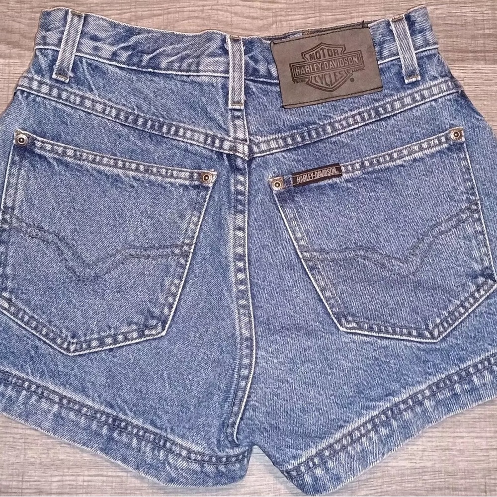 Harley Davidson Jean Shorts